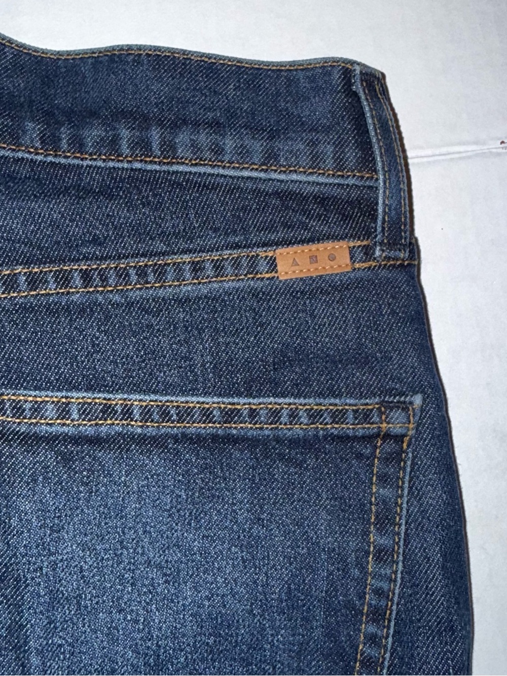 AYR Women’s Dark Indigo Straight-Leg Jeans - Picture 3 of 5